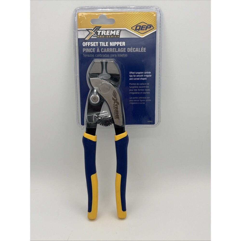 Xtreme 8.5 in. Offset Tile Nipper with Tungsten Carbide Tips for Tile New
